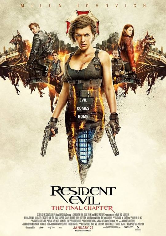 Affiche du film Resident Evil Final Chapter