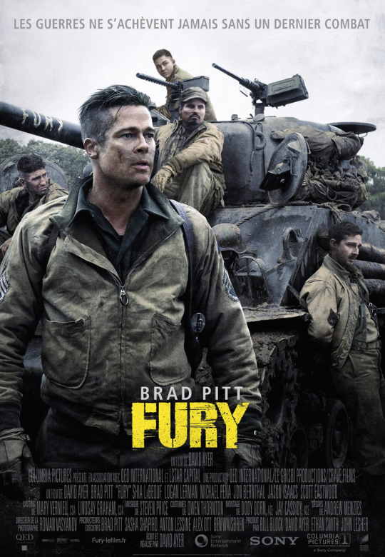 Affiche movie poster film Fury