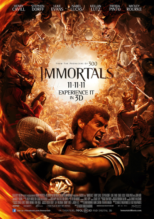 Affiche du film Immortals
