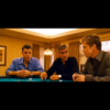 Photo du film Ocean Eleven. Matt Damon, Georges Clooney et Brad Pitt jouent au poker.