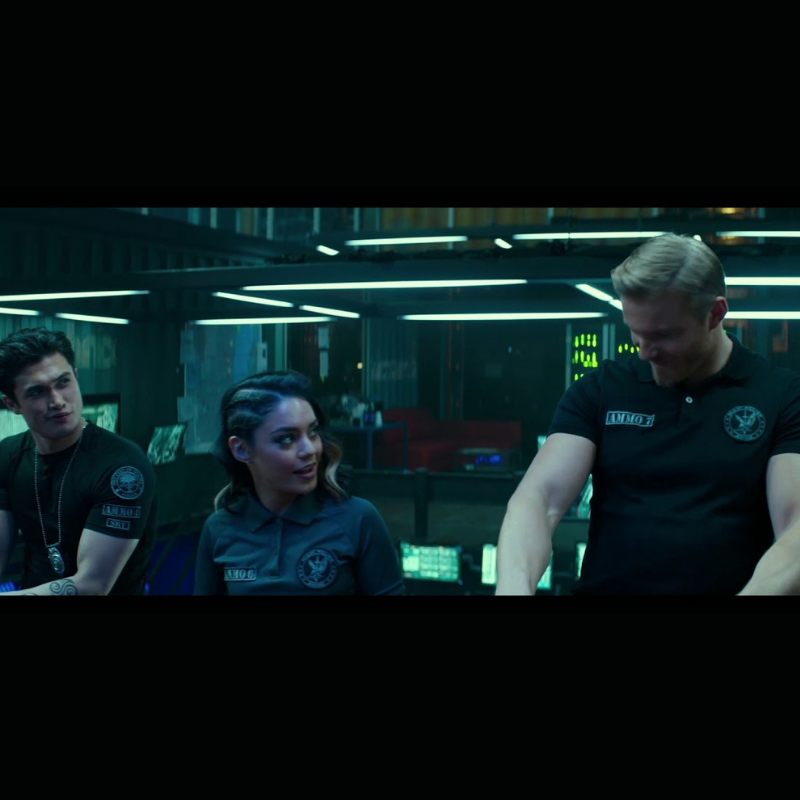 Bad3 Photo du film Bad Bys 3 avec Will Smith. On y vois les ecussons police de Miami portés par les acteurs. Ecussons vendu par CineProps Original