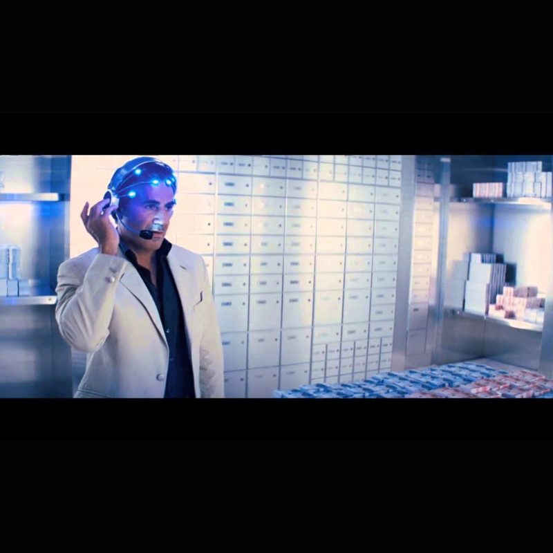 Photo du film Insaisissables . On y vois le billet de banque proposé à la vente dans un cadre par CineProps gamme Original