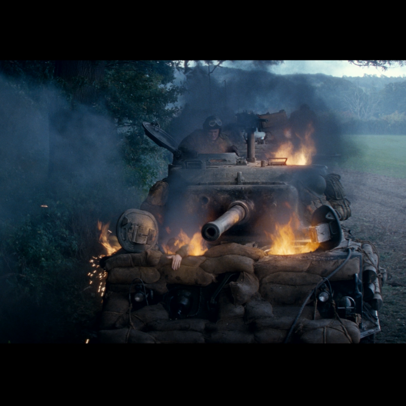 Photo film fury avec char attaque identique au images storyboard proposé par cineprops original