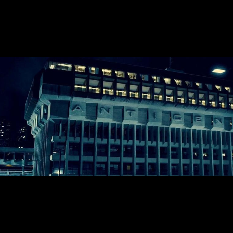 Movie props original Underworld. Objet de film veste sécurité laboratoire antigen