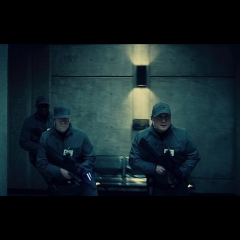 Movie props original Underworld. Objet de film veste sécurité laboratoire antigen