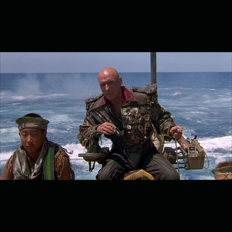 Photo du film Waterworld. Décor présent sur les storyboard originaux du film proposés par CineProps gamme Original