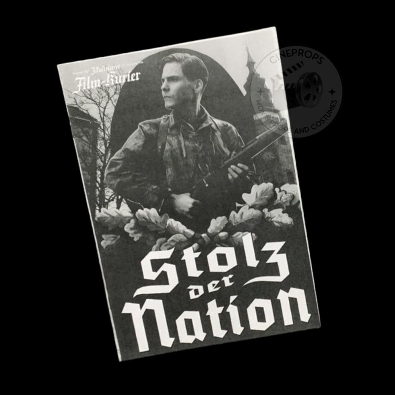 Movie props original objet de film authentique photo produit programme cinéma film Inglourious Basterds