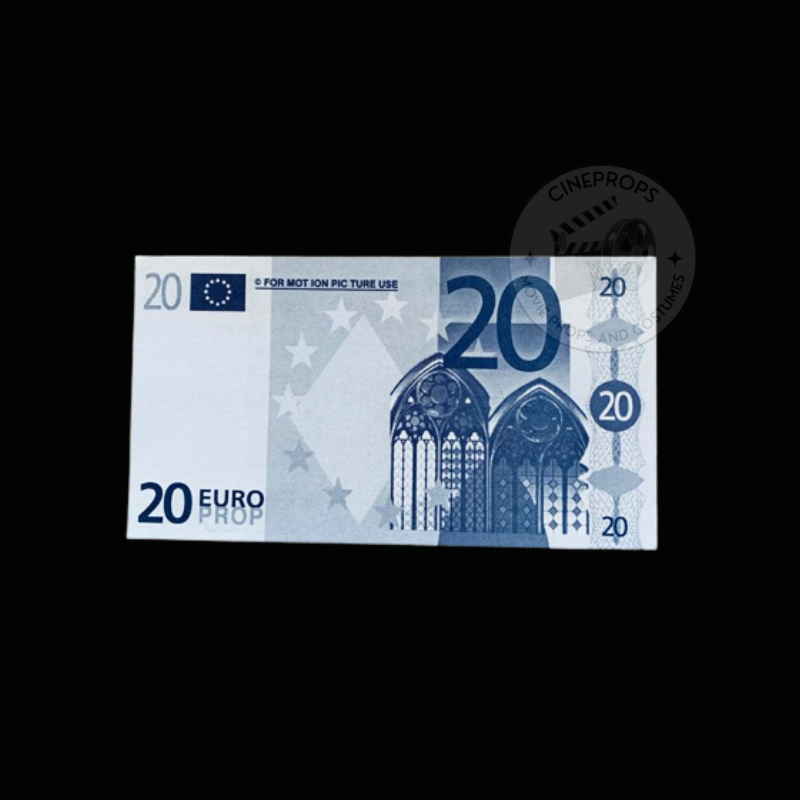 Movie props original objet de film authentique photo produit faux billet 20 euros film Insaisissables Now You see me