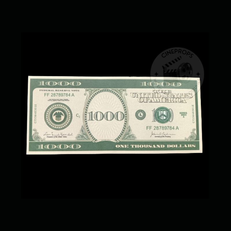 Billet Casino Royale Movie props original objet de film authentique photo produit billet de banque première du film Casino Royale
