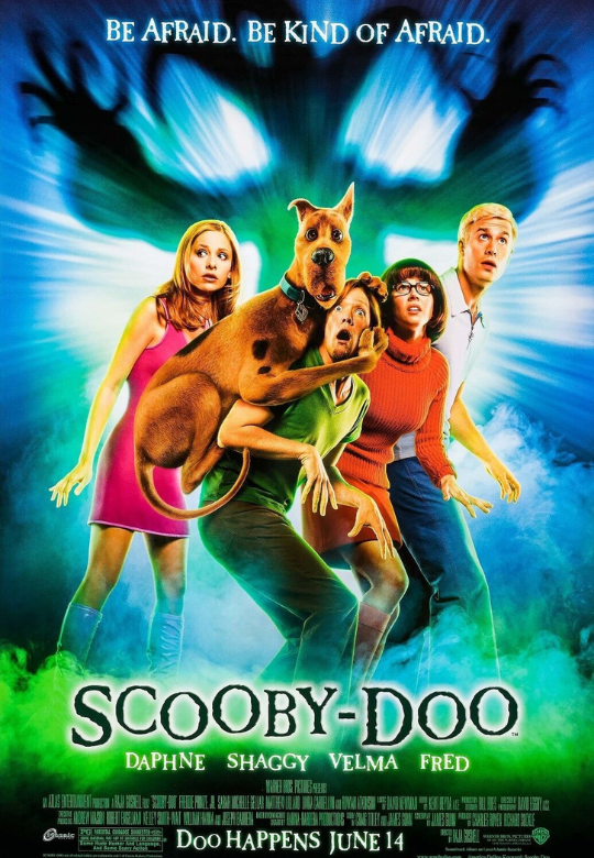 Affiche poster Scooby Doo film. Movie props. Objet de film