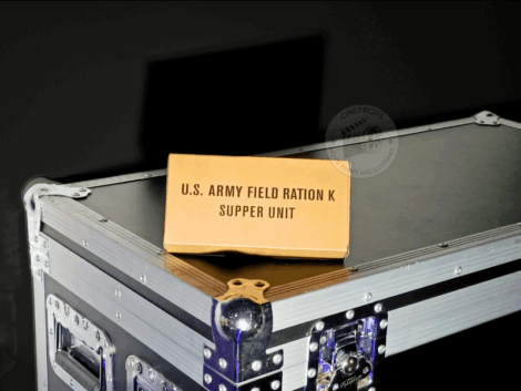 Movie props original objet de film authentique Fury ration brad pitt