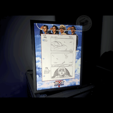 Photo objet de film cineprops original. Movie props. objet de film. Cinéma. Hot Shots storyboard