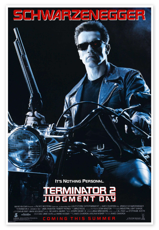 Terminator Original screen used movie props Terminator 2 objets de film original