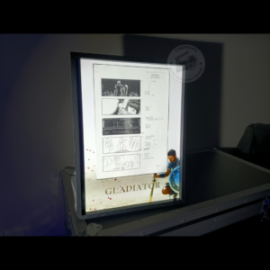 Movie props Gladiator storyboard objet de film original Maximus cinema
