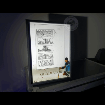 Movie props Gladiator storyboard objet de film original Maximus