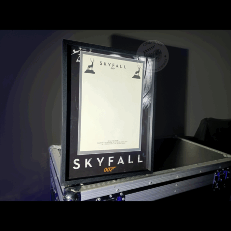 Movie props original Skyfall 007 objet de film cinema