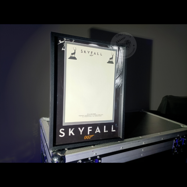 Movie props original Skyfall 007 objet de film cinema