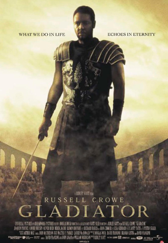 Affiches site CineProps (2) Movie props Gladiator objet de film original Maximus