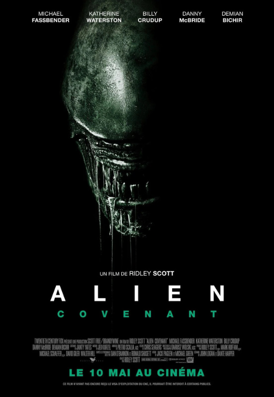 Affiches site CineProps (3) Movie props Alien covenant objet de film original