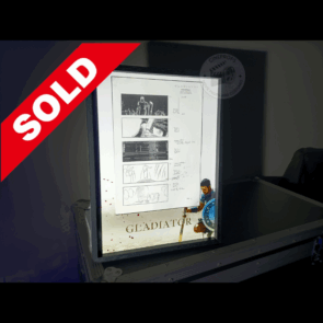 Movie props Gladiator storyboard objet de film original Maximus cinema
