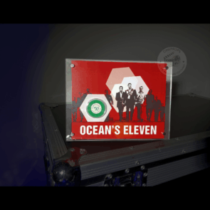 Movie props original objet de film authentique photo produit jeton du Bellagio film Ocean Eleven