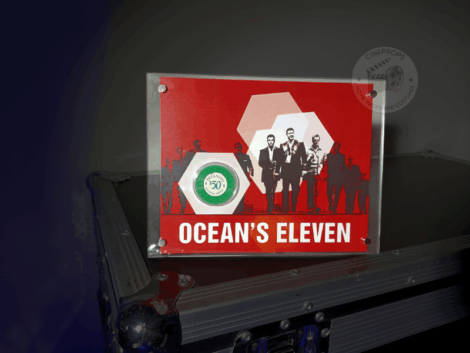 Movie props original objet de film authentique photo produit jeton du Bellagio film Ocean Eleven