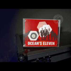 Movie props original objet de film authentique photo produit jeton du Bellagio film Ocean Eleven