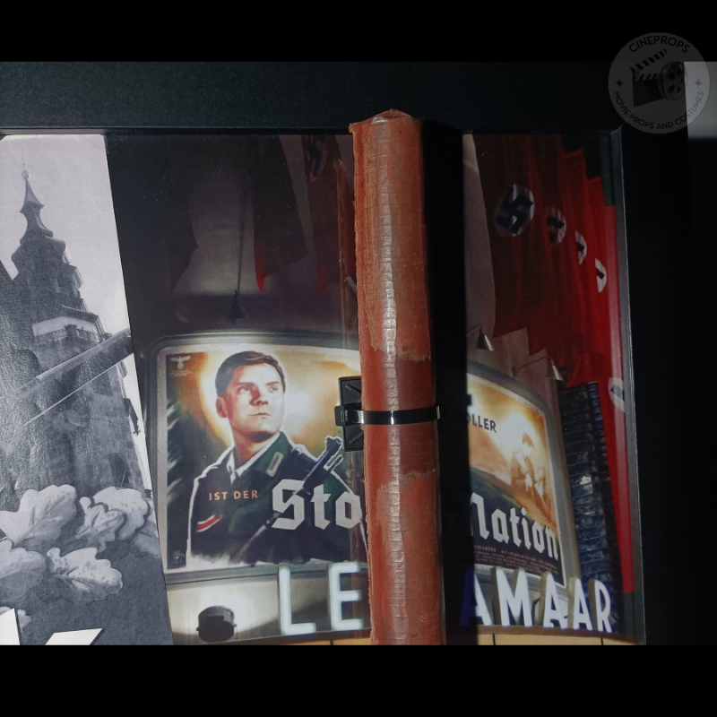 Photos produits VDEF (32) Movie props original objet de film authentique photo produit programme TNT cinéma encadré film Inglourious Basterds