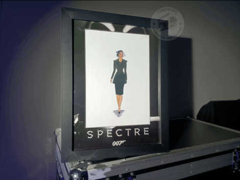 Photo objet de film cineprops original. Movie props 007 Spectre Craig James Bond