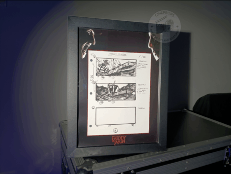 Photo objet de film cineprops original. Movie props Freddy Vs Jason Cinéma