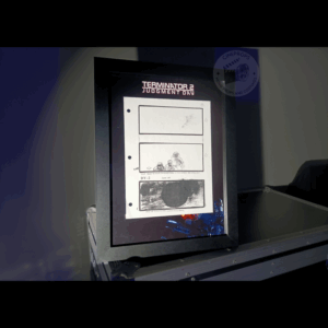 Movie props Terminator storyboard objet de film original cinema cineprops