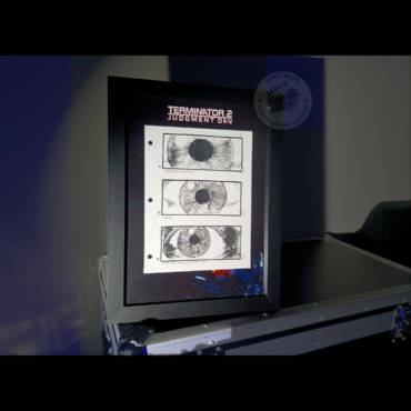 Movie props Terminator storyboard objet de film original cinema