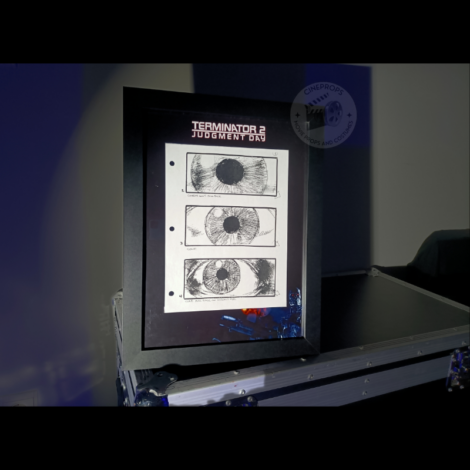 Movie props Terminator storyboard objet de film original cinema