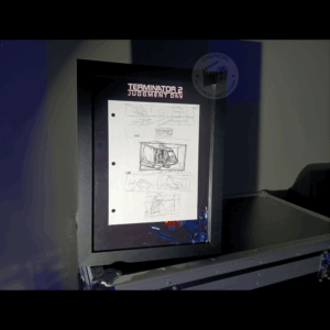Movie props Terminator storyboard objet de film original cinema