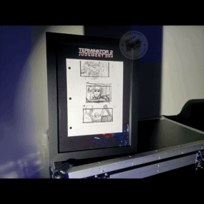 Movie props Terminator storyboard objet de film original cinema