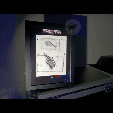 Movie props Terminator storyboard objet de film original cinema