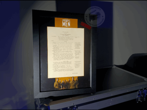 screen used Movie props Monuments Men accessoire objet de film original clooney cinema