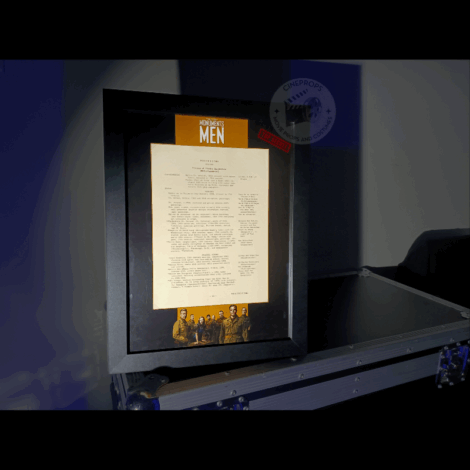 screen used Movie props Monuments Men accessoire objet de film original clooney cinema