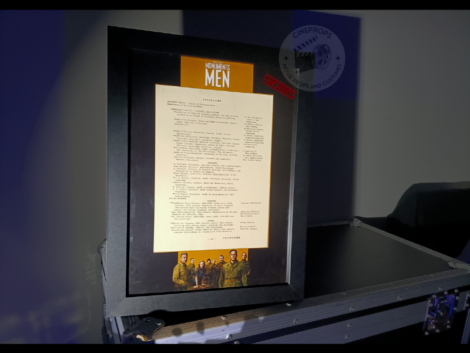 screen used Movie props Monuments Men accessoire objet de film original clooney cinema