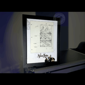 Movie props Famille Addams storyboard objet de film original cinema