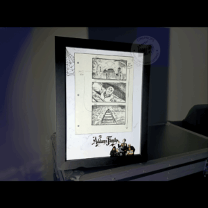 Movie props Famille Addams storyboard objet de film original cinema