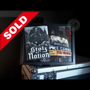 Movie props original objet de film authentique photo produit programme cinéma encadré film Inglourious Basterds