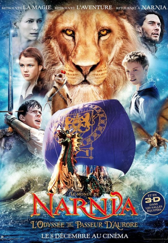 objet de film original Narnia et le passeur d'aurore screen used movie props cinema