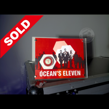 Movie props original objet de film authentique photo produit jeton du Bellagio film Ocean Eleven