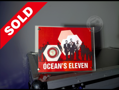 Movie props original objet de film authentique photo produit jeton du Bellagio film Ocean Eleven