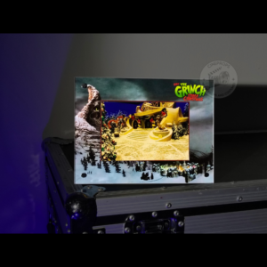 Objet de film original The Grinch photo picture plateau whoville. Grinch movie prop cinema